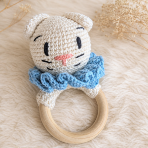 Hochet Chaton  Personnalisable – Hochet de Dentition